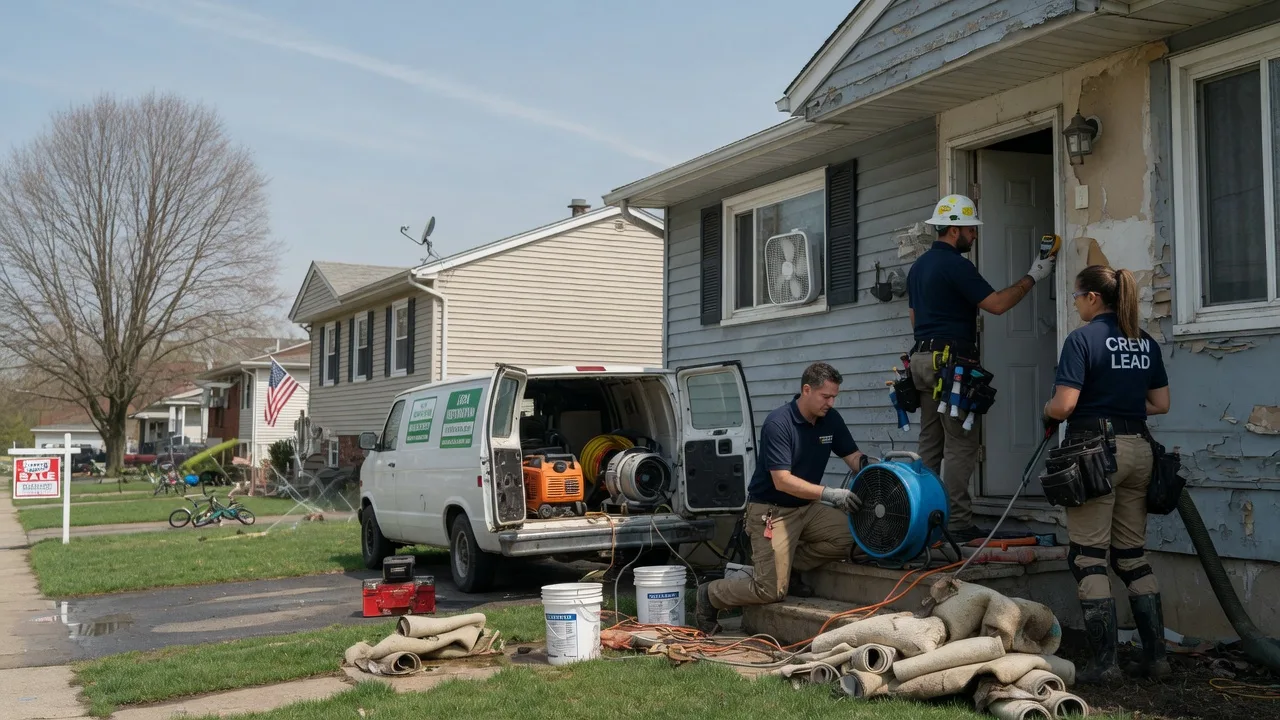Flood Cleanup in North Arlington, NJ near me
